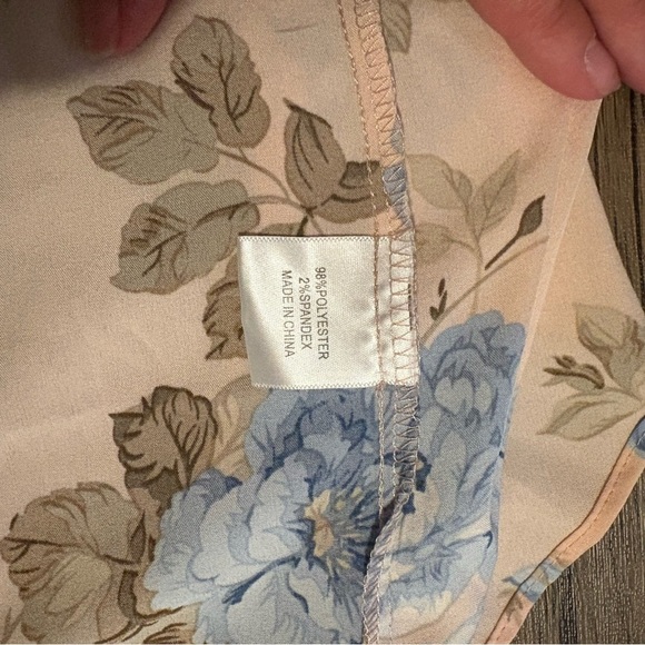 Birdy Grey Women's XS/S Floral Ruffle Robe 3/4 Sleeve Blush Pink Garden - Picture 4 of 4